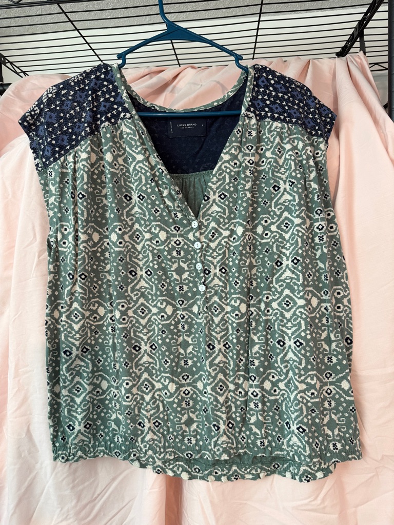 Lucky Brand Sleeveless Blouse Size Large